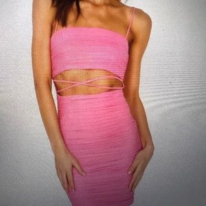 Hello Molly Rum Dee Dee Pink Mini Dress